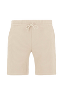 Reell Surface Short in Waffle colorways, 58% polyester 39% katoen 3% elastaan waffle stof short met elastische drawstring taille achterzakken en minimalistisch Reell branding label verkrijgbaar in Waffle Oatmeal, Waffle Chinois Green en Waffle Black, verkrijgbaar bij Revert 95 Haarlem