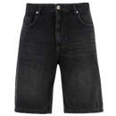 Reell Denim Bolt Short in Faded Black met loose regular fit en five-pocket constructie, verkrijgbaar bij Revert 95 Haarlem