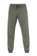 Reell Reflex Original Light Weight broek, lichtgewicht Flex Twill tapered fit met vijf-pocket design en elasticated drawstring waistband verkrijgbaar in Light Olive en Deep Black, verkrijgbaar bij Revert 95 Haarlem

