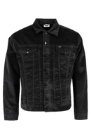 Reell Arizona Jacket in Deep Black, lichtgewicht ongevoerde denim transitiejas van cotton-elastane met straight regular fit en 2 borstzakken, verkrijgbaar bij Revert 95 Haarlem