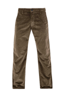 Reell Denim Regular Flex Chino Flanel Cord Olive Brown foto 5