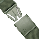 Arcade Belts Atlas riem in Forest, effen diepe donkergroene boskleur, stretch webbing van 85% gerecycled REPREVE polyester met patented A2 buckle systeem, metaalvrij en machine wasbaar, verkrijgbaar bij Revert 95 Haarlem