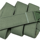 Arcade Belts Atlas riem in Forest, effen diepe donkergroene boskleur, stretch webbing van 85% gerecycled REPREVE polyester met patented A2 buckle systeem, metaalvrij en machine wasbaar, verkrijgbaar bij Revert 95 Haarlem