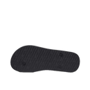 Reef Seaside heren slipper in Black met PVC-vrije TPU strap, patented toe post washer en signature cushion rubber voetbed, verkrijgbaar bij Revert 95 Haarlem