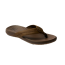 Reef Cushion Phantom 2.0 LE heren slipper in Toffee met full grain leather strap, padded jersey voering en anatomisch cushion rebound voetbed, verkrijgbaar bij Revert 95 Haarlem