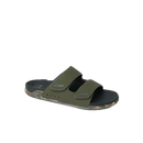 Reef Phantom Tradewind heren slipper in Camo Marble met verstelbare 2-band strap, Phantom Foam voetbed en gesculpteerde hogere zijwand, verkrijgbaar bij Revert 95 Haarlem