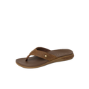 Reef Phantom Lux heren slipper in Toffee met full grain leather strap, padded jersey voering en Phantom Foam cushioning voetbed, verkrijgbaar bij Revert 95 Haarlem