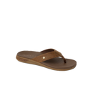 Reef Phantom Lux heren slipper in Toffee met full grain leather strap, padded jersey voering en Phantom Foam cushioning voetbed, verkrijgbaar bij Revert 95 Haarlem