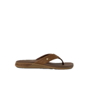 Reef Phantom Lux heren slipper in Toffee met full grain leather strap, padded jersey voering en Phantom Foam cushioning voetbed, verkrijgbaar bij Revert 95 Haarlem