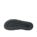 Reef Tailslide heren slipper in Grey/Tan met PU jersey strap, custom cut-out en deep heel cupping, verkrijgbaar bij Revert 95 Haarlem