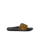 Reef Tailslide heren slipper in Grey/Tan met PU jersey strap, custom cut-out en deep heel cupping, verkrijgbaar bij Revert 95 Haarlem