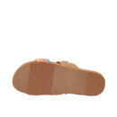 Reef Cushion Vista dames slipper in Sherbet Multi met PVC-vrije vegan leren bandjes en anatomisch high-energy rebound voetbed, verkrijgbaar bij Revert 95 Haarlem