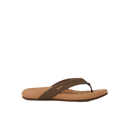 Reef Cushion Melody dames slipper in Chocolate Lion met synthetisch leren upper, memory foam voering en gecushioned PU voetbed, verkrijgbaar bij Revert 95 Haarlem