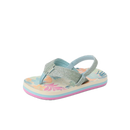 Reef Little Ahi kinderslipper in Tropical Floral met watervriendelijke bandjes, gecontoureerd EVA voetbed en rugband, verkrijgbaar bij Revert 95 Haarlem
