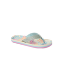 Reef Kids Ahi kinderslipper in Tropical Floral met watervriendelijke bandjes, gecontoureerd EVA voetbed en gasket voor stabiele pasvorm, verkrijgbaar bij Revert 95 Haarlem