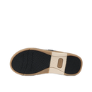 Reef Leather Offshore slipper in Black met vol-grain lederen riem en voetbed, verkrijgbaar bij Revert 95 Haarlem