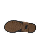 Reef Offshore heren slipper in Black/Gum met synthetische nubuck memory foam strap en high-rebound EVA voetbed, verkrijgbaar bij Revert 95 Haarlem