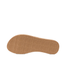 Reef Baja Sands dames flip flop in Black/Tan met geweven synthetische bandjes en REEF signature cushion voetbed, verkrijgbaar bij Revert 95 Haarlem