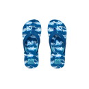 Reef Kids Ahi Slipper Royal Sharks met waterbestendige synthetische strap, geprint EVA voetbed en high density EVA zool, verkrijgbaar bij Revert 95 Haarlem