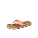 Reef Kids Ahi kinderslipper in Leopard Canyon Sunset met watervriendelijke bandjes, gecontoureerd EVA voetbed en gasket voor stabiele pasvorm, verkrijgbaar bij Revert 95 Haarlem