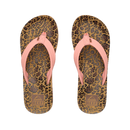 Reef Kids Ahi kinderslipper in Leopard Canyon Sunset met watervriendelijke bandjes, gecontoureerd EVA voetbed en gasket voor stabiele pasvorm, verkrijgbaar bij Revert 95 Haarlem