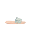 Reef G Kids Salty Slide meisjesschoen in Blue Haze met verstelbare gewatteerde riem en watervriendelijk voetbed, verkrijgbaar bij Revert 95 Haarlem