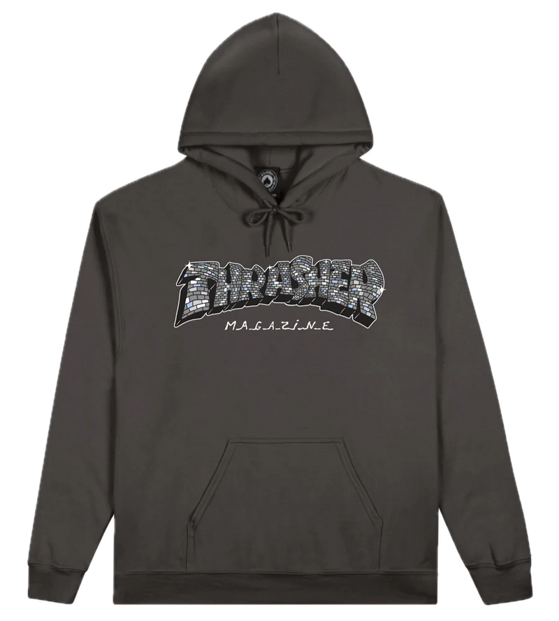 Thrasher Disco By Spanky Hooded Sweater – hoodie met Disco graphic door Kevin “Spanky” Long