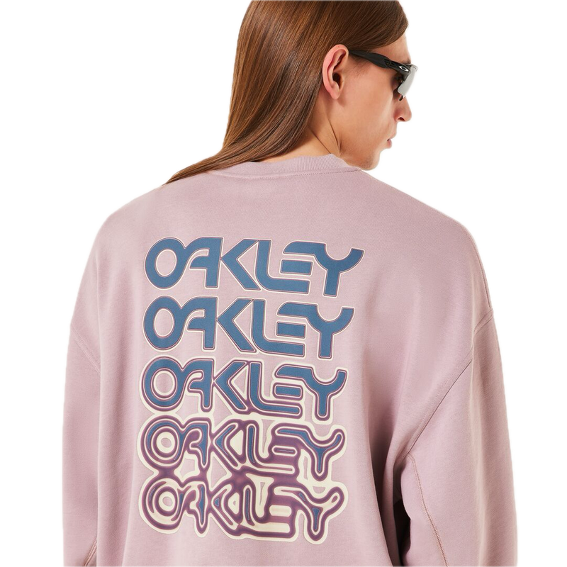 Koop de Oakley B1B Repeated Crewneck Sweatshirt veilig  en snel bij Revert 95 online of kom hem checken in de winkel in Haarlem.