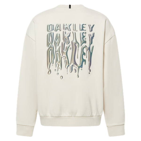 Oakley Stacked Metal Sweatshirt – crewneck sweater met metalen Oakley Stacked-logo op de borst