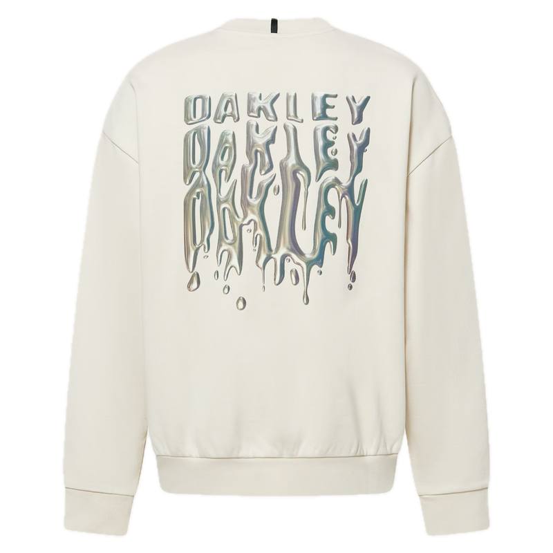 Oakley Stacked Metal Sweatshirt – crewneck sweater met metalen Oakley Stacked-logo op de borst