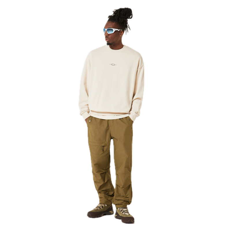Oakley Stacked Metal Sweatshirt – crewneck sweater met metalen Oakley Stacked-logo op de borst