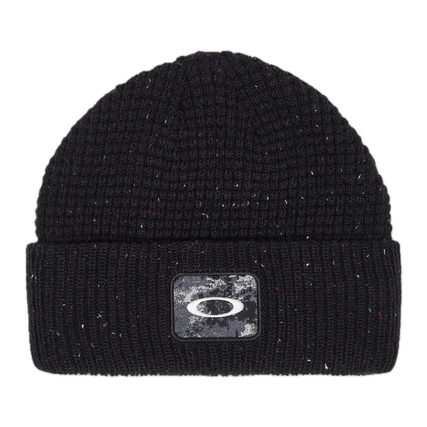 Oakley Ellipse Patch Waffle Beanie – waffle-knit beanie met Oakley Ellipse logo patch