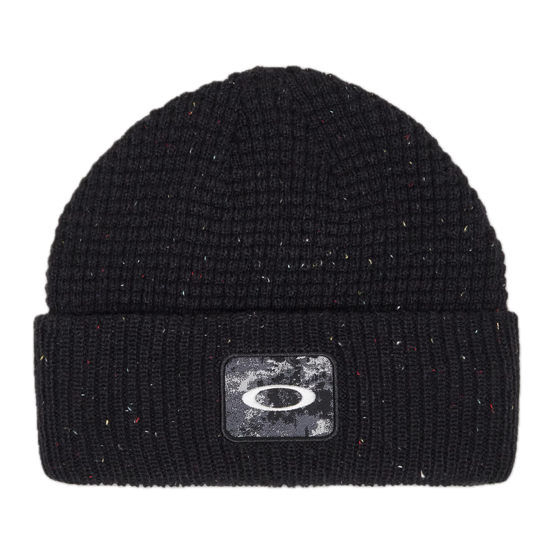 Oakley Ellipse Patch Waffle Beanie – waffle-knit beanie met Oakley Ellipse logo patch