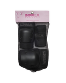 Impala Protective Set Youth, 3-delig kinder protectieset met kniebeschermers, elleboogbeschermers en polsbeschermers, Lycra backing en EVA schuim, verkrijgbaar in maat S en M bij Revert 95 Haarlem