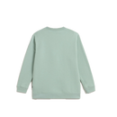 Vans Classic Oval Crew Gray Olive – crewneck sweater in grijs/olijfgroen met Vans Classic Oval-logo