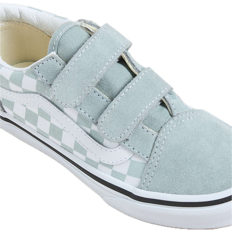 Vans Old Skool Velcro Checkerboard Grey 4 tm 8 jaar