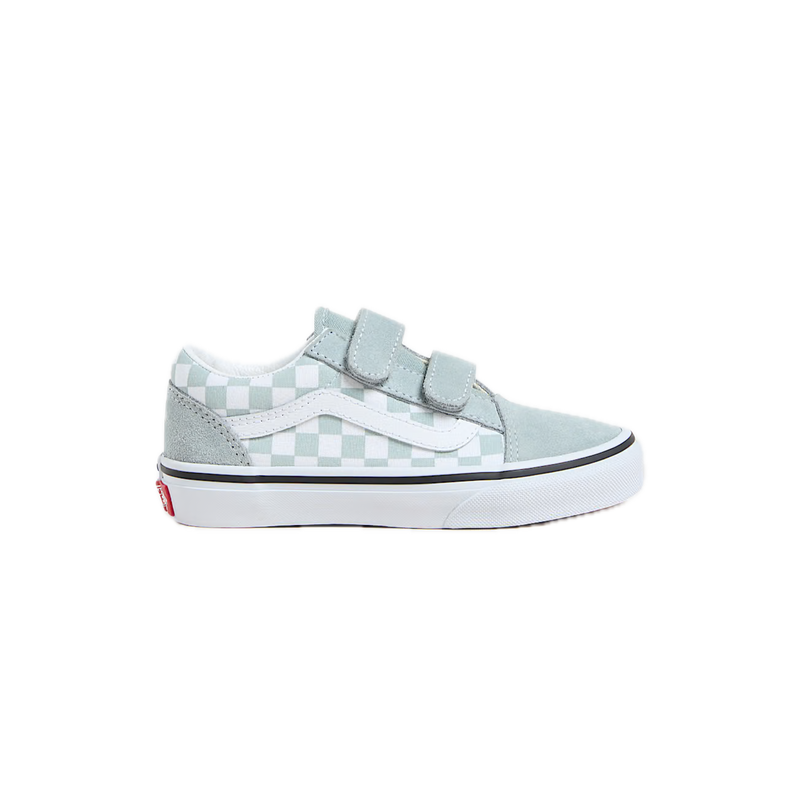 Vans Old Skool Velcro Checkerboard Grey 4 tm 8 jaar