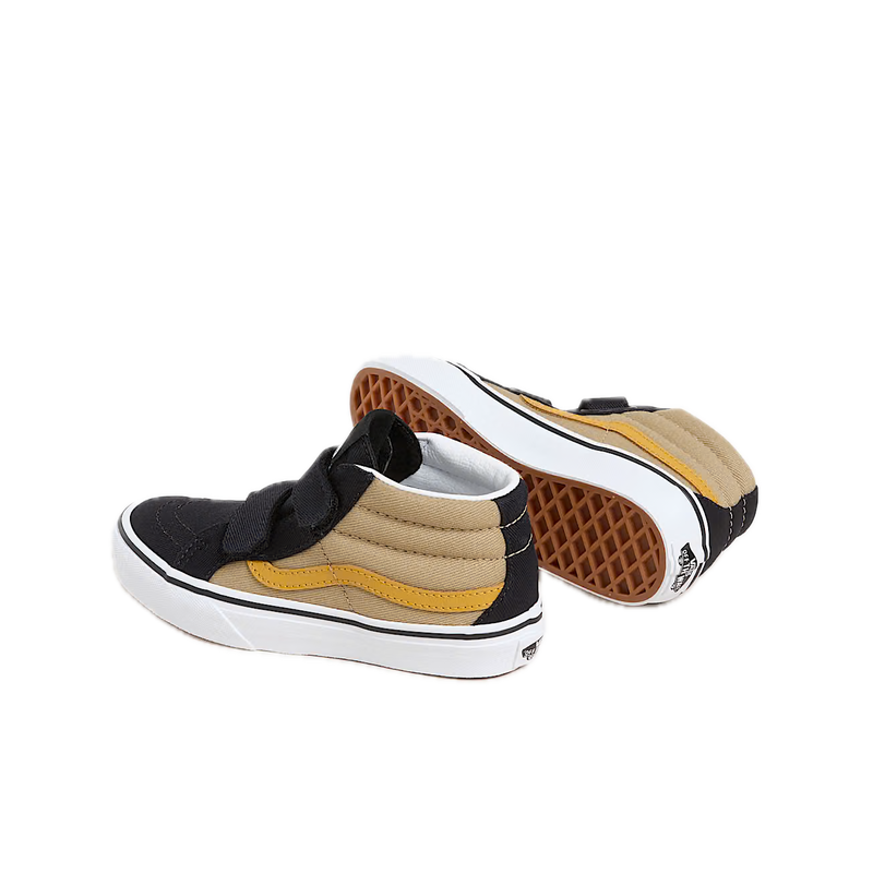 Koop de Vans Sk8-Mid Reissue Velcro Twill Tan Kids 4 tm 8 jaar veilig en snel bij Revert 95 online of kom hem checken in de winkel in Haarlem.