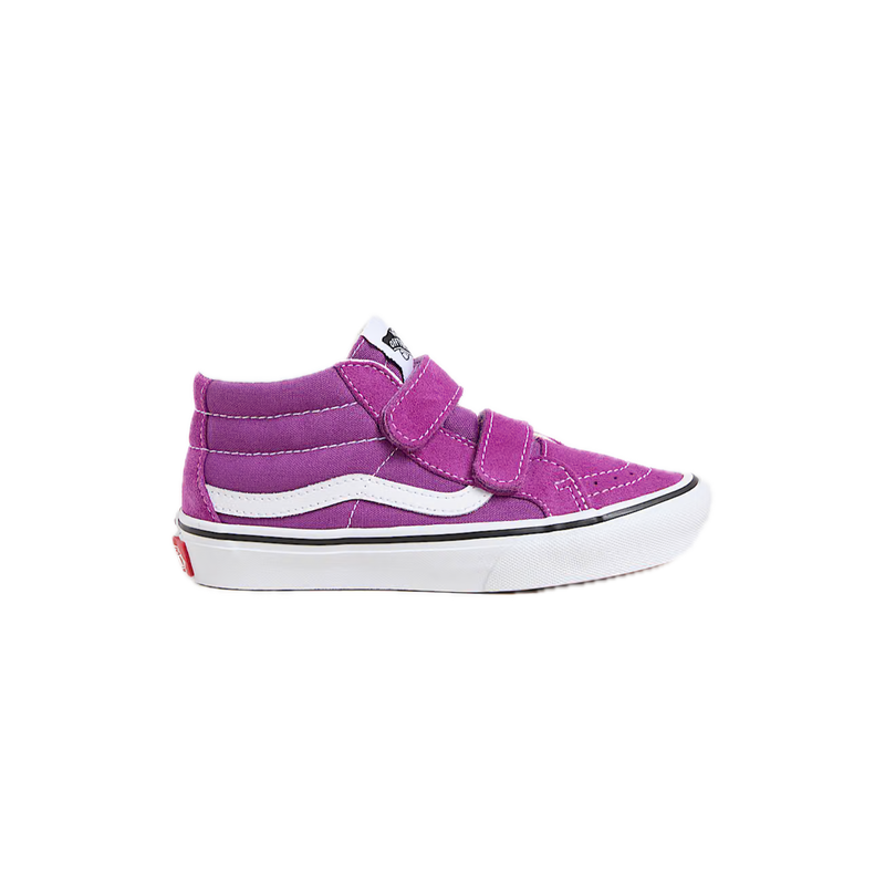 Koop de Vans Sk8-Mid Reissue Velcro Kids Purple 4 tm 8 jaar  veilig en snel bij Revert 95 online of kom hem checken in de winkel in Haarlem.