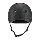 Pro-Tec Low Pro x Spitfire skatehelm in Black Swirl, SLIMTECH CORE EPS Matrix Foam met uniek swirl patroon en 17-delig fit kit, triple gecertificeerd voor skate en fiets, verkrijgbaar bij Revert 95 Haarlem