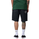 Santa Cruz Stamped Big Shorts in Black, 94% cotton 6% polyester 13.5oz heavyweight denim baggy fit short met front en back pockets contrast stitching en Stamped placement prints, verkrijgbaar bij Revert 95 Haarlem