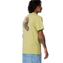 Santa Cruz Collage Hand T-Shirt, 100% organic cotton 180gsm jersey regular fit tee met Collage Hand Screaming Hand graphic als left chest print en back print verkrijgbaar in Faded Khaki en White, verkrijgbaar bij Revert 95 Haarlem