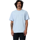Santa Cruz Tonal Opus Dot Stripe T-Shirt in Fresh Blue, 100% organic cotton 235gsm heavyweight jersey loose fit tee met tonal Opus Dot Stripe print op chest en back in ton-sur-ton lichtblauwe Fresh Blue colorway, verkrijgbaar bij Revert 95 Haarlem