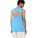 Santa Cruz Partial Dot Vest, 100% organic cotton 180gsm jersey sleeveless tank vest met Partial Dot graphic op chest en back in regular fit verkrijgbaar in Black Mint en Teal, verkrijgbaar bij Revert 95 Haarlem
