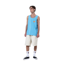 Santa Cruz Partial Dot Vest, 100% organic cotton 180gsm jersey sleeveless tank vest met Partial Dot graphic op chest en back in regular fit verkrijgbaar in Black Mint en Teal, verkrijgbaar bij Revert 95 Haarlem
