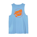 Santa Cruz Partial Dot Vest, 100% organic cotton 180gsm jersey sleeveless tank vest met Partial Dot graphic op chest en back in regular fit verkrijgbaar in Black Mint en Teal, verkrijgbaar bij Revert 95 Haarlem
