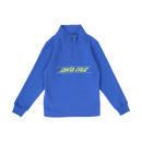 Santa Cruz Youth Classic Fade 1/4 Zip in de kleuren Black en Sapphire, verkrijgbaar bij Revert 95 Haarlem