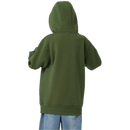 Santa Cruz Youth Classic Dot Hood Dark Moss midweight fleece hoodie.