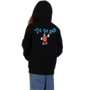 Santa Cruz Youth Dot Guy TTE Hoodie in de kleuren Black en Sapphire, verkrijgbaar bij Revert 95 Haarlem