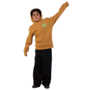 Santa Cruz Youth Slime Balls Accelerator Hoodie in de kleuren Mustard en Black, verkrijgbaar bij Revert 95 Haarlem